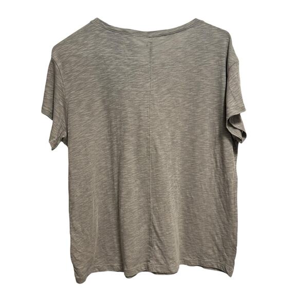 NWT Prana Light Gray Chez Tee aztec tribal oversized med - Picture 4 of 9